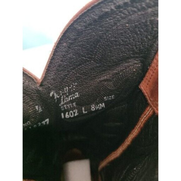 TONY LAMA COWBOY WESTERN BOOTS WOMEN"S   8.5 M 1602 L - Picture 5 of 7